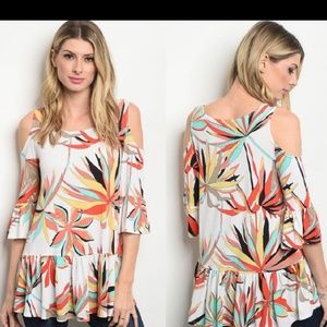 NWT Floral Tunic
